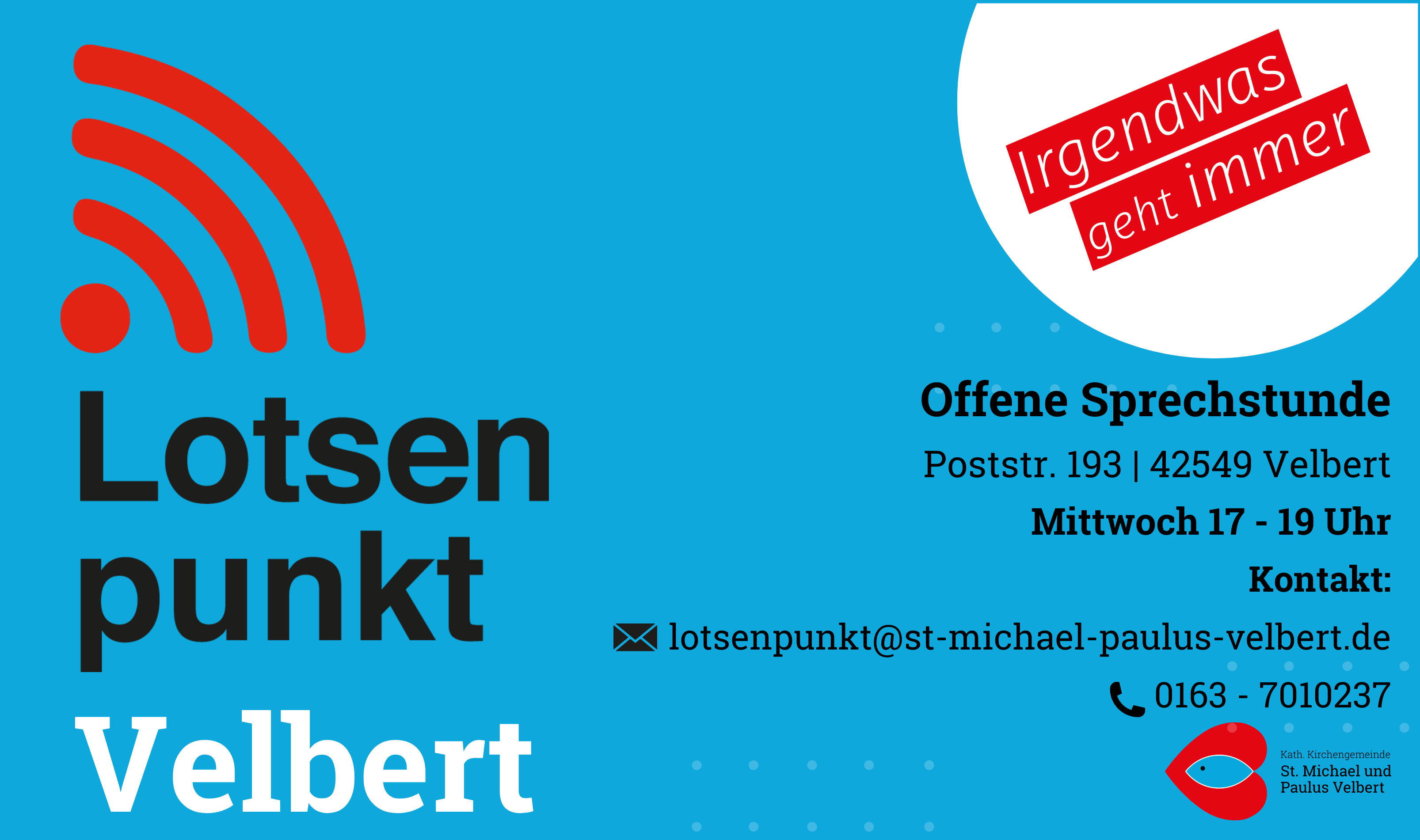 Lotsenpunkt Infoaufkleber
