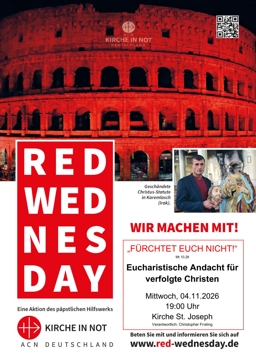 Plakat RED WEDNESDAY Din A4 01 09 2024